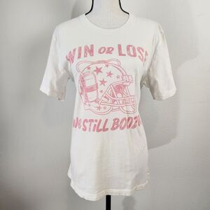 Golden Rose Clothing Womens‎ Funny Football Small Medium Win Lose Booze Shirt